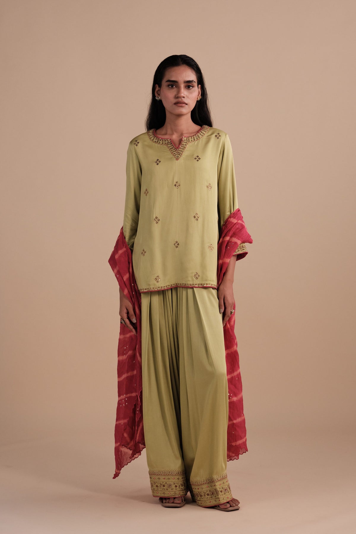 Ira Set in Matcha Green